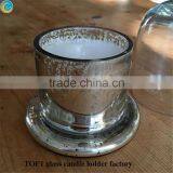 Small Size Dome Glass Cloche Candle Jars thumbnail-5