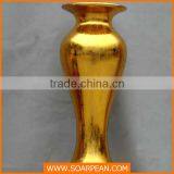 Gold Vase /wedding Gold Vase/long Stem Gold Vase thumbnail-1