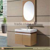 Brown Open Door Bathroon Cabinet thumbnail-1