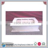 Polished Plain 9 Bags Wooden Coffee Box With Glass Lid thumbnail-2