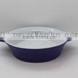 BT5-SD09V Stoneware 2tones 1.2L Baking Dishes thumbnail-1