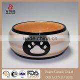 Large Personalised Hand Painted Ceramic Dog Puppy Animal Pet Bowl Dish Feeder thumbnail-1