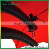 Orange Hanging Chaise Lounge Chair Arc Stand Air Porch Swing thumbnail-4