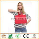 Laptop Case, PLEMO Nylon Lycra Fabric 14 Inch Laptop / Notebook Computer Case Briefcase Bag Pouch Sleeve, Red thumbnail-3