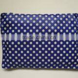 BLUE White Polka Dots Large Reusable Shopping Bag Wide Handles Eco-friendly Tote Bags thumbnail-4