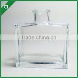 Thin Perfum Glass Bottle for 100ml Reed Diffuser Oil With Glass Stopper