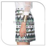 Young Ladies Geometric Pattern Slim Tight Sequin Penicl Skirt thumbnail-6