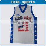 100% Polyester Basketball Jersey M Size to 4X Free Design Basketball Jerseys thumbnail-2