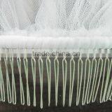 China Factory Embroidery Lace Indian Bridal Wedding Veils With Combs thumbnail-2