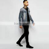 Cool Ripped Cheap Windbreaker Jacket With Button for Men 2016 thumbnail-4