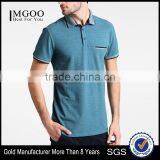 MGOO New Model Slim Fit Quick Dry Golf Shirt Men Three Buttons Pique Polo Shirts Wholesale thumbnail-1