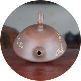 200cc Hand Painting Tea Pot Set Nixing Pottery He Huan Teapot thumbnail-2