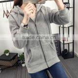 Popular Life Inside Brush Fleece Zipper Hoodie (CVC60/40) thumbnail-1