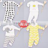 S32704W New Children Clothes Sets Baby Girls Sleepwear Long Sleeve Leisure Wear Kids Pajamas thumbnail-3