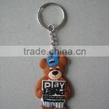 3D Cartoon PVC Key Chain Key Ring
