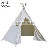 ShiJ Tipi 5-Walls Beige 100% Cotton Teepee Tent