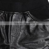 EY0095L New Style Women Leather Stitching More Elastic Lace Leggings thumbnail-3