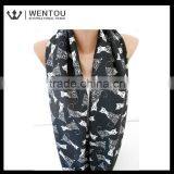 Fashion Winter Infinity Cat Print Scarf thumbnail-3