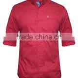 Red Solid Casual Shirt SH124 thumbnail-6