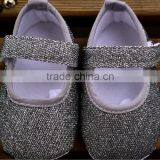 Baby Shoes Crib Shoes Glitter Shoes Glitter Baby Whoes Baby Mary Janes Sparlkle Baby Shoes thumbnail-2