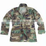 Field BDU Jacket Military BDU Coat Army Woodland Jacket