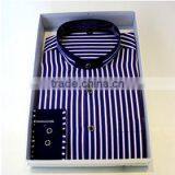 100% Cotton New Button Down Shirts ,fashion Pinstripe Long Sleeve Shirts for Men,OEM Service for Men's Shirts thumbnail-4