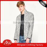 Mens Fashion Chunky Wool Heavy Knit Thick Cardigan Sweater From OEM Factory thumbnail-1