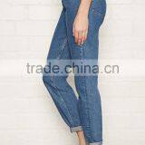 2017 Guangzhou Shandao Clothing Manufacturer Wholesale Autumn Female Latest Design Jeans Pants thumbnail-2