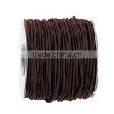 Polyamide Nylon Jewelry Thread Cord For Buddha/Mala/Prayer Beads Dark Coffee Elastic 2mm thumbnail-1
