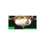 Marble Stone European Copper Chandelier,european Copper Lamp With Marble thumbnail-2