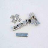 Half Overlay Two Way Wooden Door Hinge for Furniture thumbnail-1