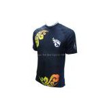 Men's short-sleeved jersey customized digital printing process (factory direct)