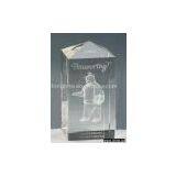 3D Engraved Crystal,home and Desk Decoration,crystal Business Gift thumbnail-1