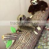 Creative Realistic Wooden Sofa Seat Cushion Annual Ring Stump Decorative Pillow thumbnail-6