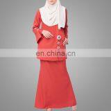 Baju Kebaya Design Muslim Beads Lady Baju Kurung Newest Malaysia Suit Long Sleeve Islamic Clothes thumbnail-5