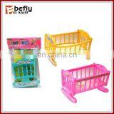 Shantou plastic toy doll bed