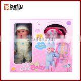 Pink lovely toy baby doll stroller