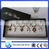 Luxury Christmas Wine Glass Charms thumbnail-1