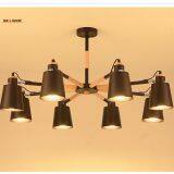 LED Chandelier Living Room Restaurant the Bedroom Wood Minimalist Modern Wind Industry With Creative Japanese-style thumbnail-2