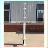 12 Foot Telescoping Light Mast Stationary Tower With Manual Crank Winch thumbnail-3