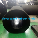 Cylindrical rubber fender