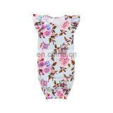 Floral Pattern Printing Newborn Baby Flutter Sleeve Sleep Gown Wholesale Baby Sleeping Bags. thumbnail-1