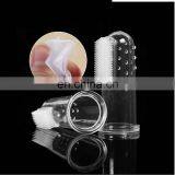 Chewing Organic Silicon Glove Treat Tooth Brush Pet Dog Finger Toothbrush For Dog thumbnail-1