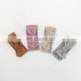 Organic Cotton Knitted Rib Knotted Baby Headband Knot thumbnail-2