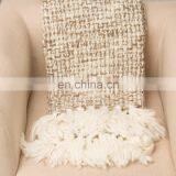 High Quality Stock Products Decorative 50*60'' Woven Throw Blanket With Tassels thumbnail-5