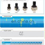 Small Size Middle Size G1/8" G1/4" G3/8" G1/2" Pressure Regulator AR BR Series Regulator thumbnail-3