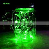 2M 20 LEDs Button Battery Operated Mini LED Silver Wire String Fairy Lights thumbnail-5