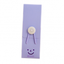 Creative Candy Color Cute Smile Pencil Case Student Study Supplies PP Stationery Case Pencil Case Logo Customization thumbnail-5