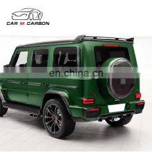 New G Class 2018-2021y W464 W463A Top Car Style Dry Carbon Fiber Spare Tire Cover for W463a W464 G63 G500 Tire Cover thumbnail-5