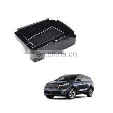 Interior Accessories Parts Silicone Armrest Rest Storage Box Center Control Console Organizer Tray For Kia Sorento 2016-2020